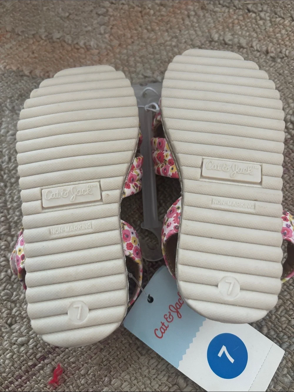 Cat & Jack Pink Floral Girls Sandals